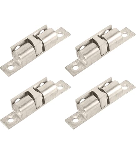 Serratura A Scatto In Ottone Per Mobili - 10 Pezzi Per Armadi, Cucina E Cassetti | Chiavistello Sicuro - Foto 4