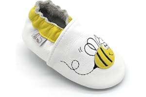 LEPEPPE - Ape - per Tutta la Famiglia - Scarpine in Morbida Pelle - Pantofole - Suola in Pelle Antiscivolo - Scarpette Fino al 40/41