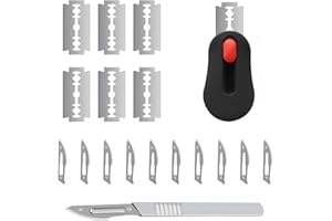 WANGZHENXI 2 piezas para el cuchillo de panadero y el cortador de pan, equipado con 15 cuchillas, el accesorio para hornear pan se puede utilizar como cuchillo de masa y cortador de pan, adecuado para pan, bague