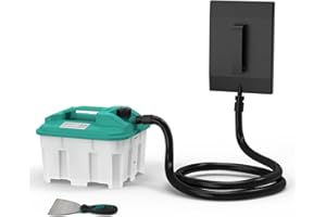 VLOXO Desprendedor de Papel con Vapor 2300 W, Depósito 4,5L, Max. 70 min. Tiempo de Vapor Decapante a Vapor para Papel Pintado de Vinilo, Papel Pintado Pintado, Papel Pintado Multicapa