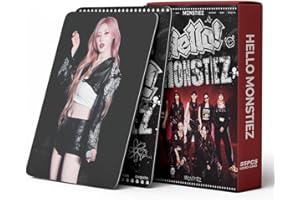 KSOIQPU Lot de 55 cartes photo Baby Monster, photocard baby monster,Hello Monstiez, photocard kpop