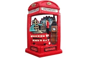WEDARE MAGNET SOUVENIR Calamita per frigorifero con cabina telefonica 3D di Londra Inghilterra, fatta a mano, decorazione per la casa e la cucina