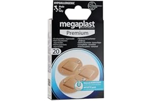 Paquet de 20 pansements ronds protecteurs et imperméables, pansements étanches hémostatiques avec gaze - Diamètre 2.5 cm -JUANIO-