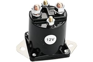 WALI'S PARADISE Golf Cart Solenoid, 12V DC, Fits Club Car 1984-Up DS/Precedent E1 Models 1013609, LPL6003, For J & N 240-20013, For Stens 435-154