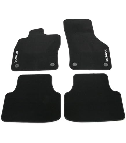 Kovvar Tapis de coffre compatible avec Skoda Octavia 2013-2020 Correspondant à la version: Berline | Compatible avec les versions de coffre à plancher bas | Qualité: Basic