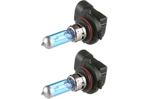 Mintice 2 Piezas Vehículo Brillantes Faros Halógenos 9006/HB4 Gas Xenón 6000K Lámpara de Luz Halógenas Blanca Bombillas Delanteros Coche de 100W