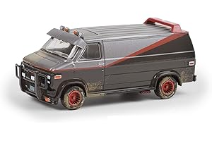 MODELTOYCARS 1983 GMC Vandura Van (B.A.'s) Weathered Version, The A-Team - Greenlight 44865F/48 - 1/64 Scale Diecast Model Toy Car
