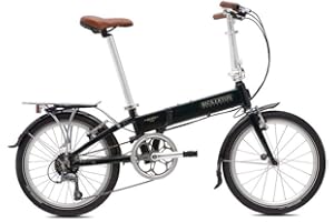 BICKERTON Folding Bike, Lightweight Adult Bike With Speed Gear, Classically Designed Fold Up Bike, Compact & Reliable Foldable Bike To Get You Moving, Quick & Easy Fold Bicycle