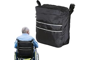 LAOSEP Korb für Rollator Walker, Rollator-Tasche, wasserabweisend – faltbare Gehhilfe, Hände, Aufbewahrungstasche für ältere Menschen, kann außerhalb oder innerhalb des Gehwagens installiert werden