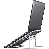 LORYERGO Laptop Ständer, Laptop Halterung mit Superstabiles Aluminium, 5-Stufig Höhenverstellbarer Notebook MacBook…