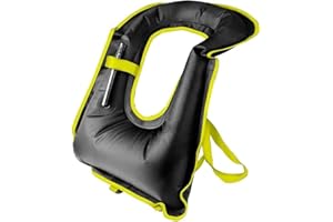 FORWEWAY Snorkel Vest Inflatable Buoyancy Vests for Portable Kayaking Buoyancy Vest for Drift Rescue,Rowing,Sailing,Snorkeling,Swimming,Outdoor Water