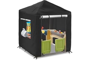 Hadisi Outdoor Kids Playhouse Cover,Waterproof Cover Suitable for Step2 Playhouse and Playhouse of The Same Size as Other Brands Kids' Playhouse (56" W x 56" D x 60.2" H)