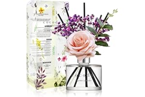COCOD'OR COCODOR Difusor de Varillas con Rosa/Lavanda de Jardín (Garden Lavender) / 200ml / Ambientadores de Hogar, Ambientador Varillas, Regalo Madre Profesora, Regalo Día del Madre