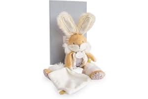 Doudou et Compagnie DC3485 KANINCHEN ZUCKER BIANCO - Pantina con coperta, beige