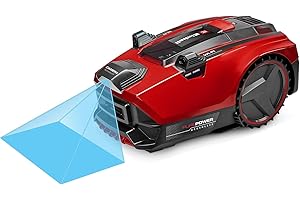 Einhell Robot cortacésped FREELEXO CAM Plus 600 Power X-Change (18V, cámara en Lugar de Cable delimitador, para 600 m², WiFi, hasta un 25% de inclinación, Incl. batería de 4,0 Ah Plus)