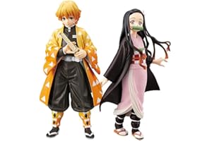 Zhongkaihua Kamado Tanjiro Kamado Nezuko Anime Figuras de Acción Colección Modelo Estatua Escritorio Coleccionable Ornamentos Escritorio Regalos Tamaño 16 cm