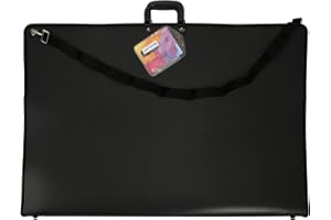 ARTISTIK - A1 Art Portfolio Case with Shoulder Strap - Weather-Resistant Art Bag, Lightweight, Durable Artwork Storage, Zipper Enclosure, Internal Pocket Organizer