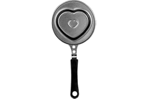 IBILI, Mini padella a cuore moka, acciaio, antiaderente, adatta ai piani a induzione.