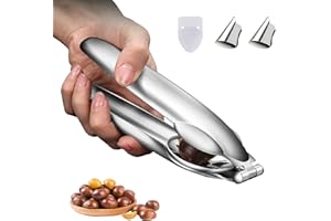 LAIVIYA Kastanien Schneider Edelstahl Maroni Schneider 2 In 1 Maronizange Trockenobst Öffner für Walnüsse Kastanien Nüsse Opener Kastanienöffner Multifunktionales Küchenwerkzeug