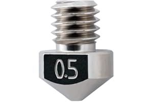 MICRO-SWISS Micro Swiss Plated Nozzle for LulzBot TAZ 5, LulzBot Mini, Hexagon Hotend Style .5mm