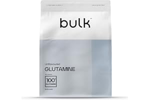 Bulk Glutamine en Poudre, Acide aminé, Supplément Acides Aminés, Nature, 500 g