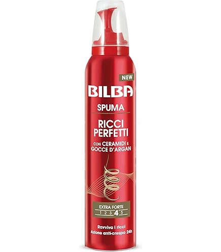 Bilba, Spuma Extraforte con Semi di Lino e Cristalli Liquidi - Formula  Professionale a Tenuta Extra Forte - Definisce e Dona Volume, Azione  Illuminante - Protegge i Capelli dall'Umidità