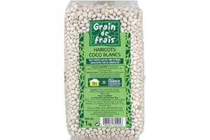 Haricots coco blancs - Grain de Frais - paquet 1kg