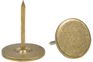 QUARKZMAN 30 st 16 mm x 20 mm platt huvud, möbelspikar, soffstift och sänggavel