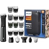 Philips Series 7000 18-in-1 Ultimate Multi Grooming Kit for Beard, Hair and Body with Nose Trimmer Attachment, Premium Metal 