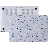 McStorey MacBook Air 13 in&ccedil; Kılıf M1 & Retina Uyumlu &ndash; Desenli Sert Plastik Hardcase Koruyucu Kapak A2337 A2179 A1932 Beyaz