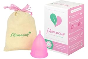 Mimacup Copa menstrual, Rosa, talla L