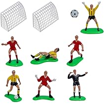 Set da 51 pezzi, decorazione per torte da calcio, decorazione per feste di calcio, TIMJJG