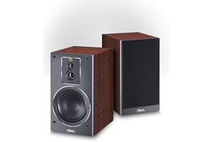 Magnat Signature 503 - Altavoces de estantería de 3 vías para estéreo y Cine en casa, Altavoces Hi-Fi, 1 par, Color marrón Oscuro