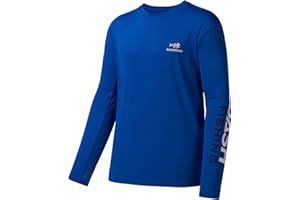 Bassdash, Maglietta da pesca da uomo con protezione solare UV UPF 50+, maglietta a maniche lunghe