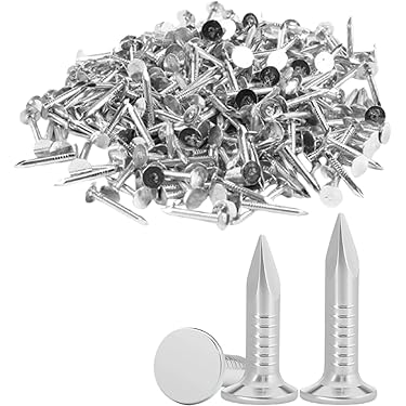 50no. Aluminium Alloy Clout Nails 50mm X 3.35mm For Roofing And Slate