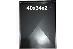 TEGLIEDIROMA [1 PEZZO] Teglia forno professionale 40x34x2 Cm, misure per forno Effeuno con diagonale antideformazione Spessore teglie 8/10 Pizza alta idratazione ideale per professionisti della pizza e focaccia