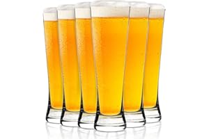 Atlantis Outdoor | Lot de 6 Verres à Bière de 300 ml | Design Soufflé en Une Seule Pièce, Bord Poli | Passe au Lave-Vaisselle - Élégance et Durabilité pour une Dégustation Parfaite!