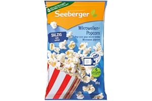 ‎SEEBERGER Seeberger Mikrowellen-Popcorn salzig mit Sonnenblumenöl 24x90g