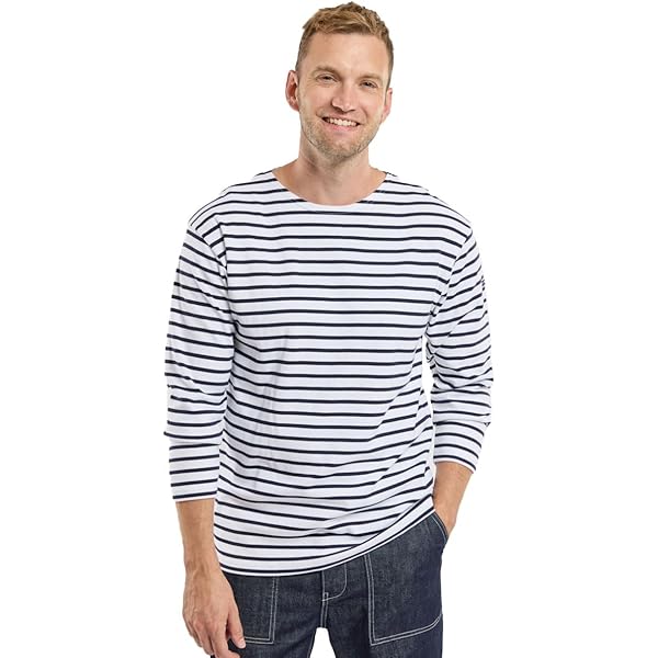 Marinière Loctudy Baby - coton - Enfant - Blanc/Navire – Armor-lux