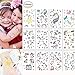Produktbild Einhorn Tattoos für Kinder 12 Blatt Kinder temporäre Tattoos Kind Nicht giftig FDA genehmigt Farbmittel Cartoon Supplies Kindertag Geschenk für Jungen und Mädchen