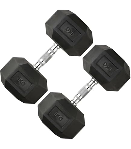 PAPABABE HEX Dumbbell 42.5 lb Set of 2, Rubber Encased Home Gym Dumbbells, Exercise & Fitness Weights Dumbbells for Women & Men, Hand Weight for... PAPABABE HEX Dumbbell 42.5 lb Set of 2, Rubber Encased Home Gym Dumbbells, Exercise & Fitness Weights Dumbbells for Women & Men, Hand Weight for...