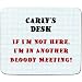 Produktbild Schreibtisch-Carly'wenn I'm Not Here, I'm In einem anderen Bloody Sitzung-Design Mauspad, personalisierbar, Premium (5 mm Dicke)