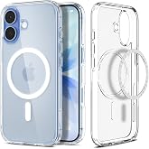 Spigen iPhone 17 ile Uyumlu MagSafe Kılıf Ultra Hybrid Mag Fit Frost Sararmaya Dayanıklı Mat Beyaz Şeffaf Kapak - ACS10086 (S