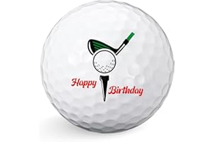 Sinmoe Regalo de Pelota de Golf de Feliz Cumpleaños Divertido Regalo de Golf Novedoso Regalo de Golf para Hombres Papá Día del Padre del Golfista