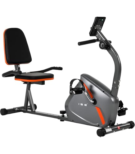 Micyox MX-600 Magnetic Collapsible Indoor Bike with LCD Display and Heart Rate Sensor, Home Exercise Bike with Resistance Bands, Space-saving Fitness and Exercise Equipment Sports & Outdoors