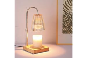 Shulltji Kerzenwärmer Lampe, Elektrischer Kerzenwärmer Lamp mit 2/4/8h Timer, Dimmbares Duftlampe Elektrisch, Kerzenschmelzlampe für Zuhause, Schlafzimmer, Dekoration (2 Glühbirnen)