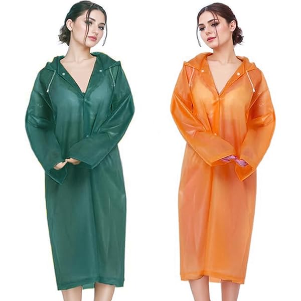 Poncho Impermeabile Unisex 2 Pezzi - Leggero E Riutilizzabile