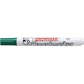 Snowman BG-12 Y Yuvarlak U&ccedil;lu Tahta Kalemi, Yeşil