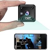 TeamMe Mini Kamera 1080P HD WLAN IP Kamera mit Akk Videoanrufkamera Nanny Sicherheitskamera für Innen Aussen mit Bewegungserf