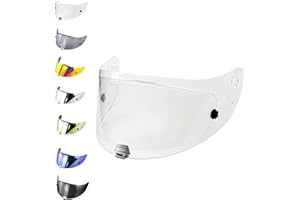 EvoParts Visor Hj-26 for Helmet Hjc Rpha 70 - Rpha 11 Pinlock Ready and Tear Off Ready (Clear)